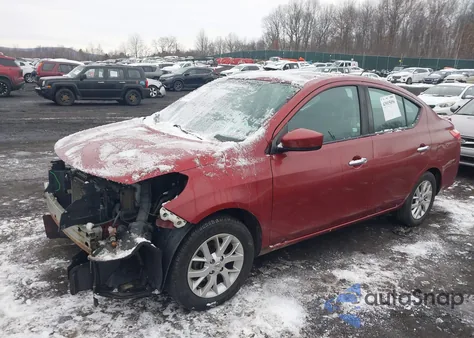 2018 Nissan Versa 1.6 Sv из США, поврежденный, VIN 3N1CN7AP0JL881681